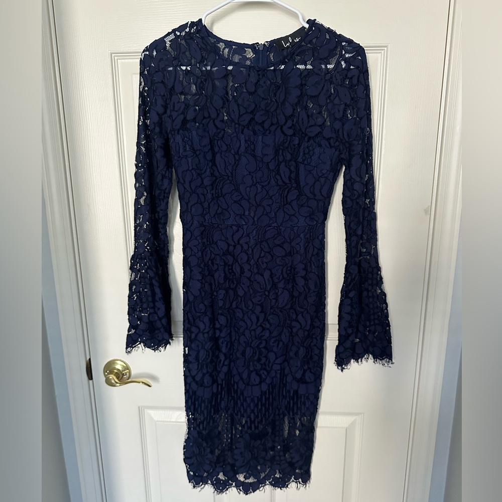 Lulus navy dress